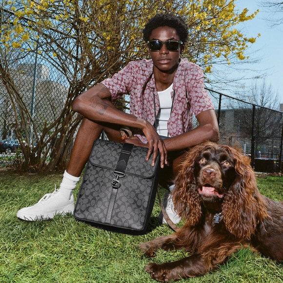 NWT Coach Outlet Blaine Backpack In Signature Canvas - Picture 6 of 6